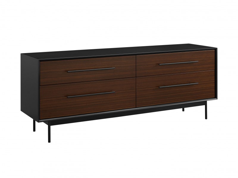 Greenington Park Avenue 4 Drawer Double Dresser - Angled