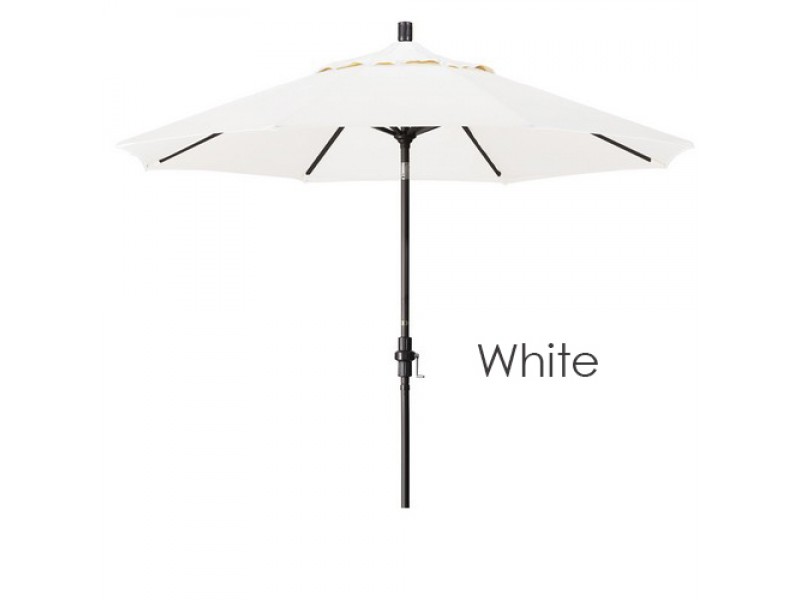 California Umbrella 9' Aluminum Market Umbrella Collar Tilt - Bronze - Olefin