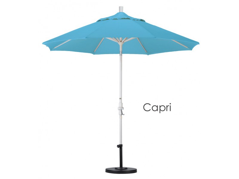California Umbrella 9' Aluminum Market Umbrella Collar Tilt - Sand - Pacifica