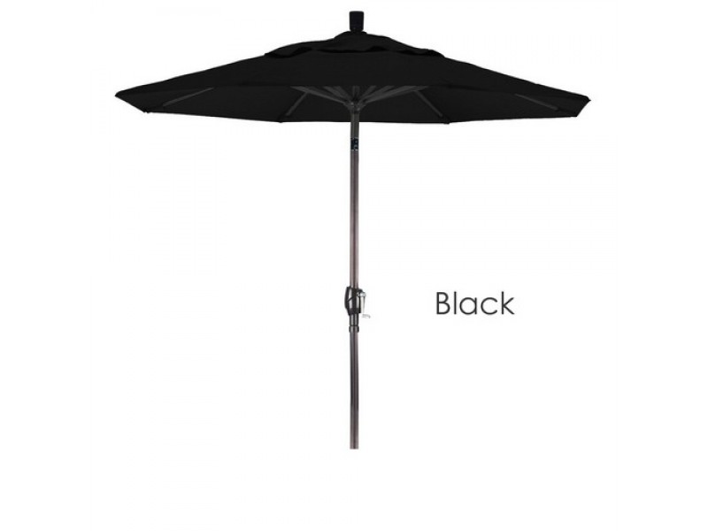 California Umbrella 7.5' Aluminum Market Umbrella Push Tilt Bronze - Pacifica