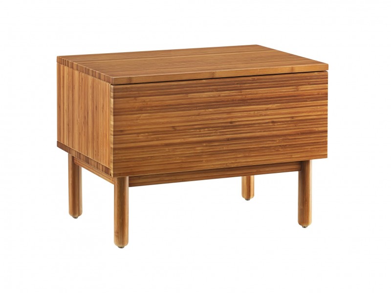 Greenington Ventura 1 Drawer Nightstand - Angled
