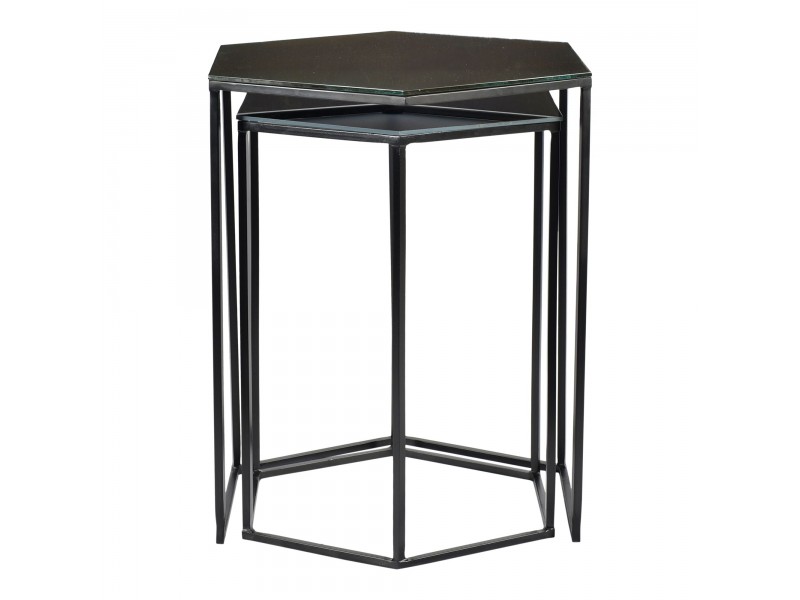 Polygon Accent Tables Set Of Two