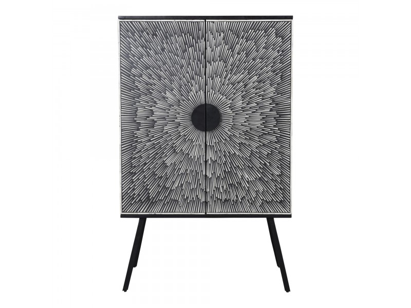 Moe's Home Collection Sunburst Home Cabinet - Front