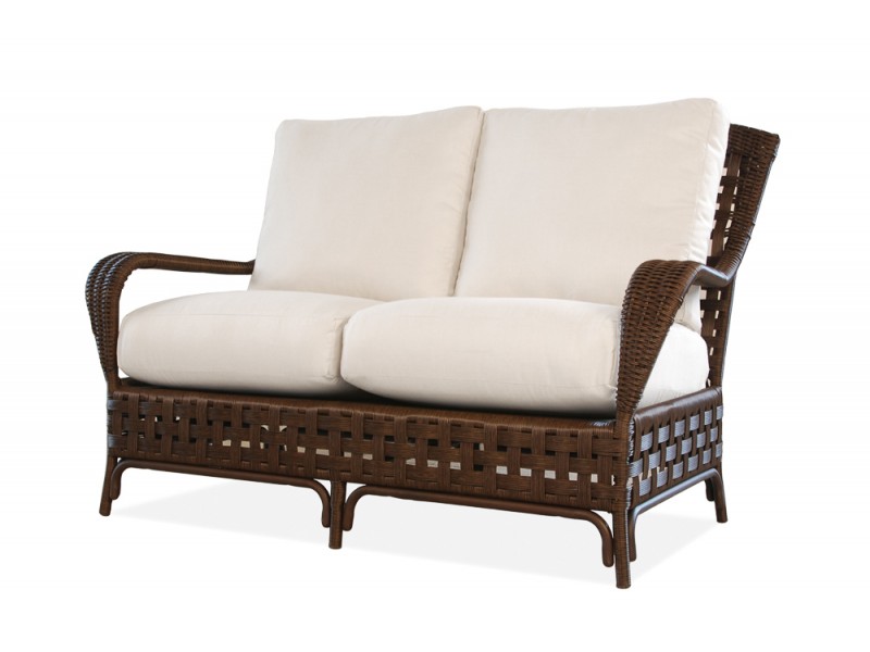 Haven Loveseat in Tobacco - Angled