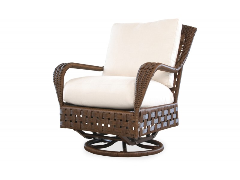 Haven Swivel Glider Lounge Chair - Angled