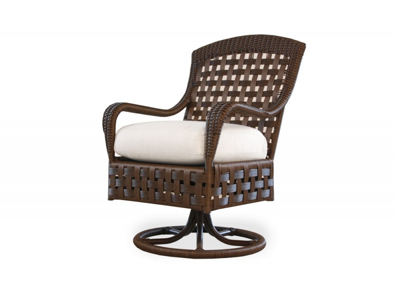 Haven Swivel Rocker Dining Armchair in Tobacco