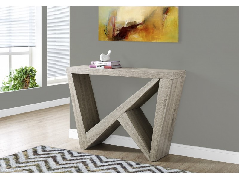 Dark Taupe Hall Console