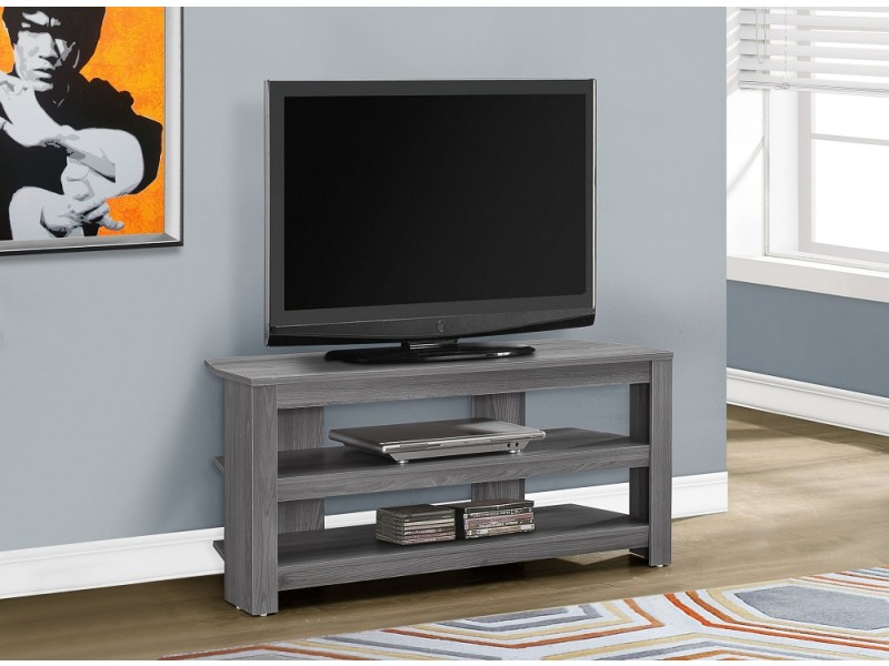Tv Stand - 42"l - Grey Corner
