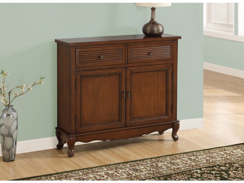 Accent Chest - Dark Walnut Transitional Style