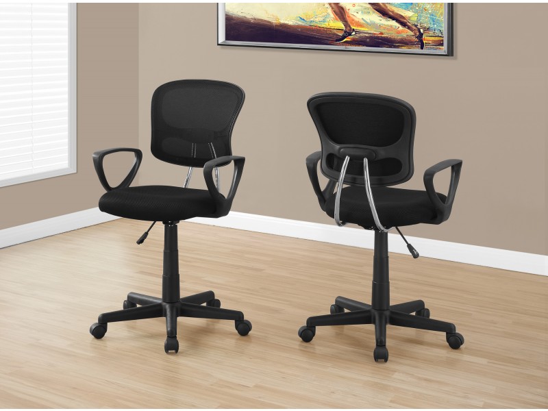 Office Chair - Black Mesh Juvenile / Multi-position