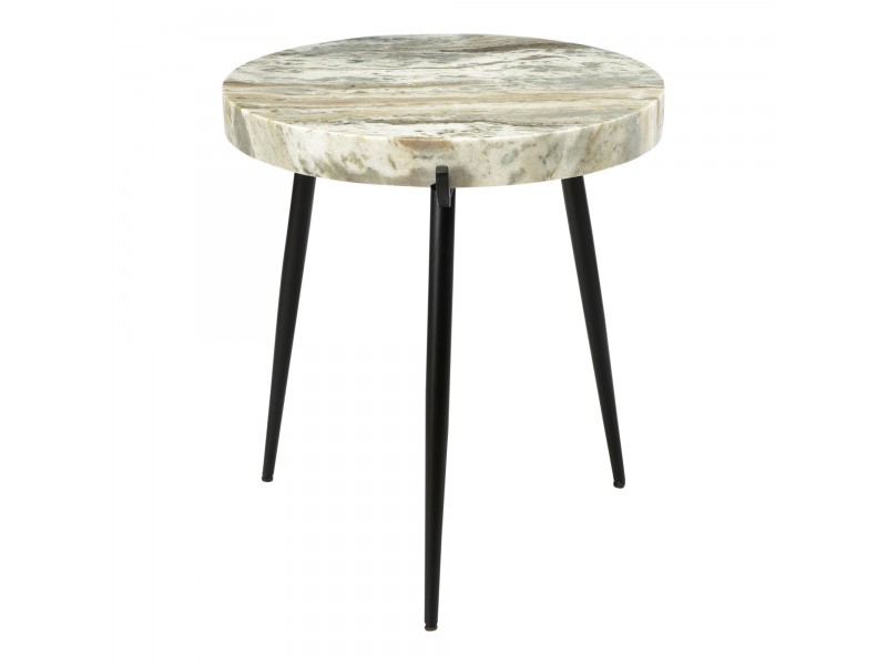 Moe's Home Collection Brinley Marble Accent Table  - Front