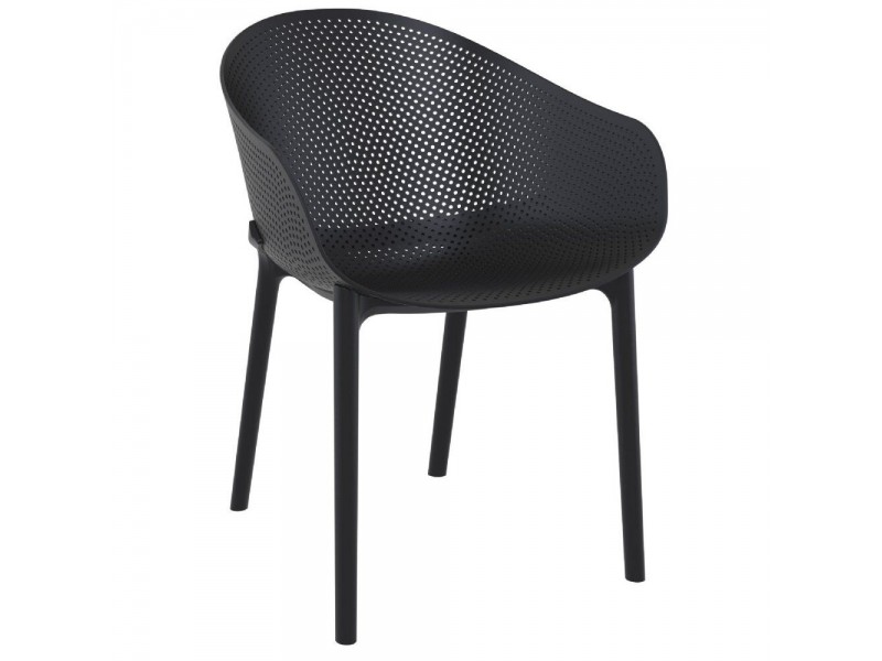 Compamia Sky Outdoor Dining Chair - Black
