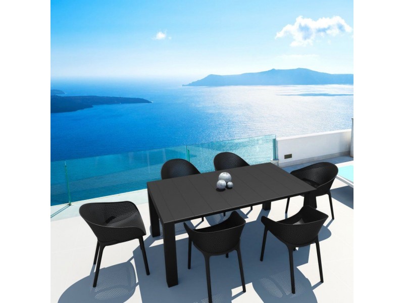Compamia Sky 7-Piece Extendable Dining Set - Black