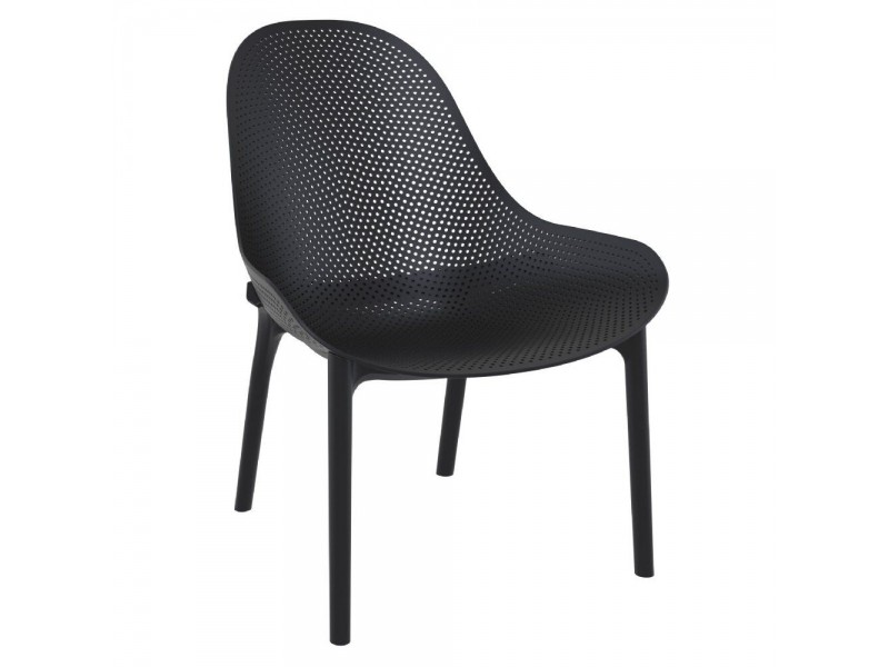 Compamia Sky Lounge Chair - BLACK - Perpective