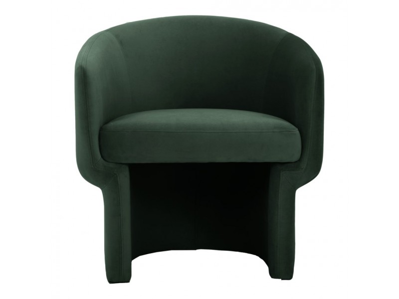 Moe's Home Collection Franco Chair Dark Green - Front