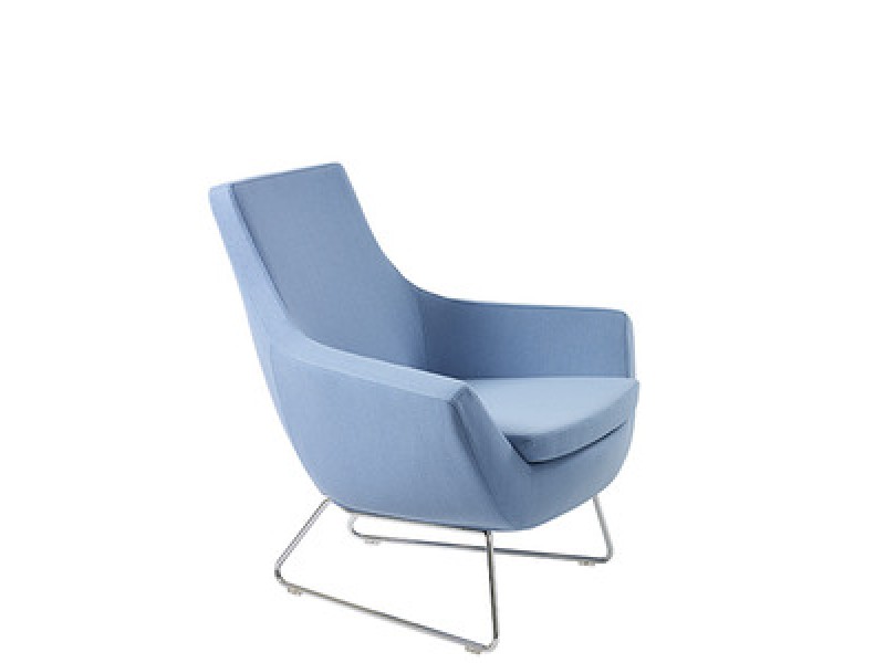 Mobili Modern Joy Organic Wool Arm Chair