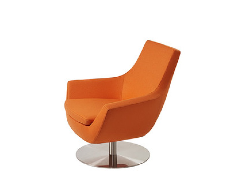 Mobili Modern Joy Organic Wool Swivel Chair