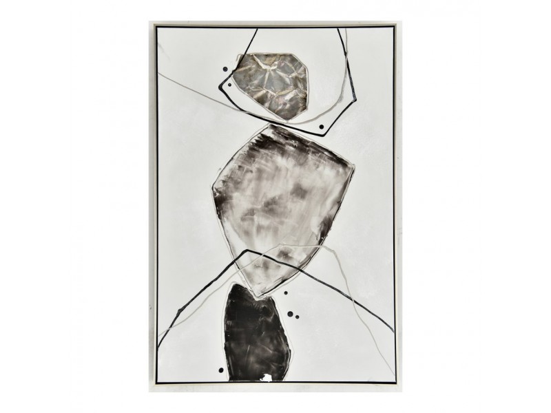 Moe's Home Collection Gold Stone Abstract II Wall Art