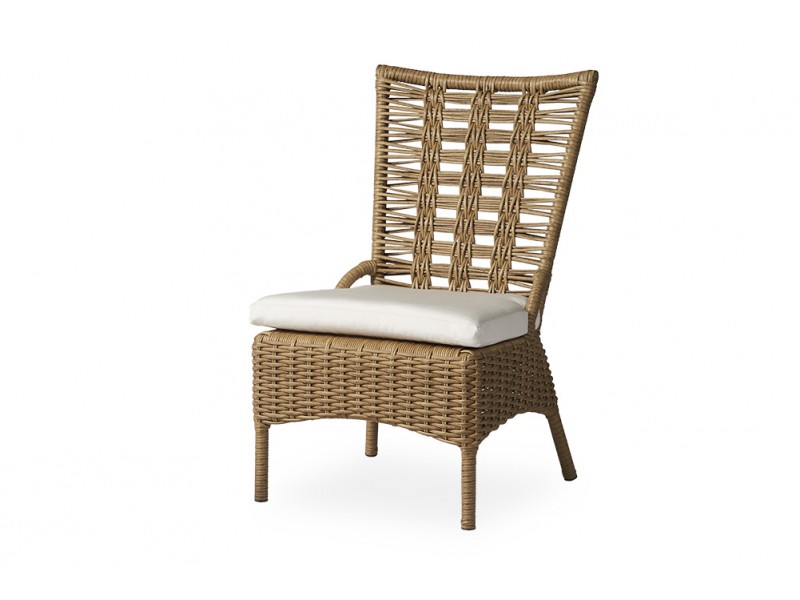 Magnolia Armless Dining Chair in Sandcastle - Angled