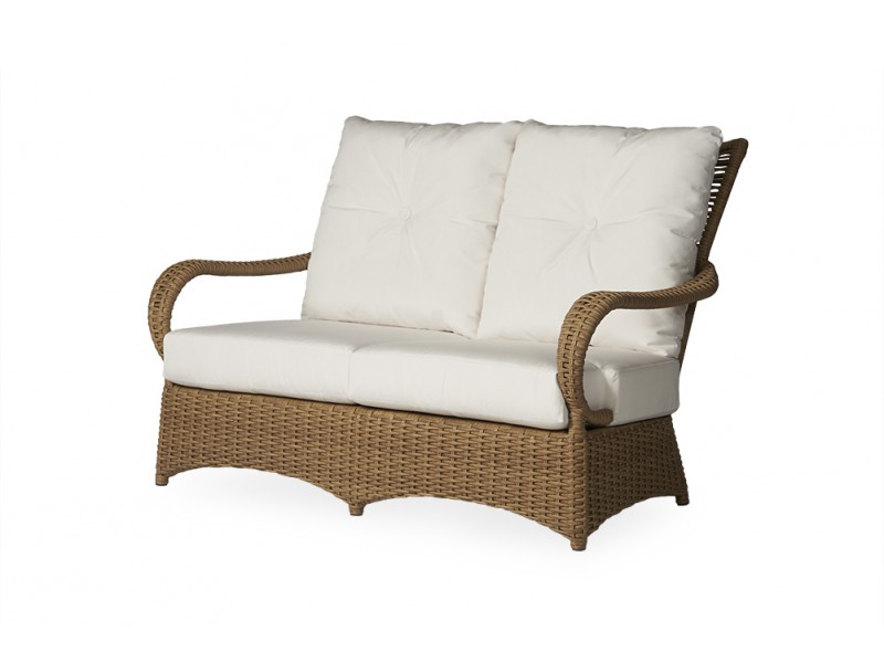 Magnolia Loveseat in Sandcastle - Angled