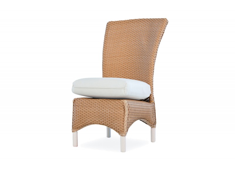 Mandalay Armless Dining Chair - Angled 