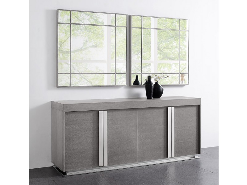 Maurice Buffet In Gray Oak Veneer - Lifestyle