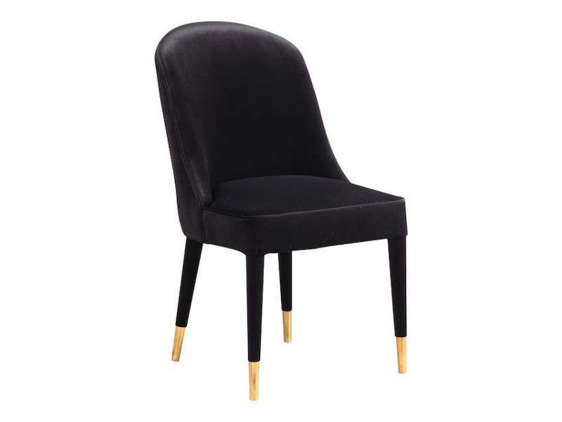 Moe's Home Collection Liberty Dining Chair - Set of 2 - BLACK - Perspective