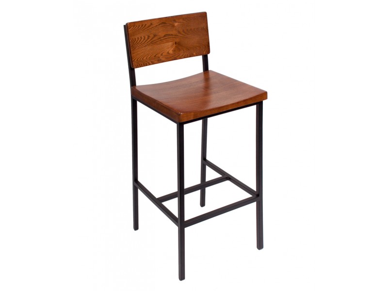 Autumn Ash Barstool With - Sand Black Frame