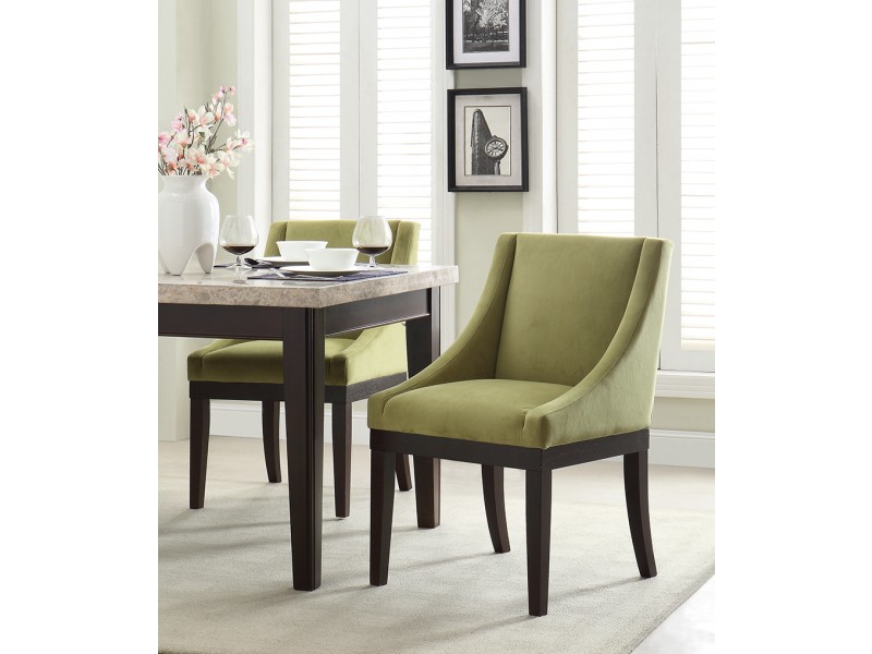 Monarch Wingback Chair - Basil