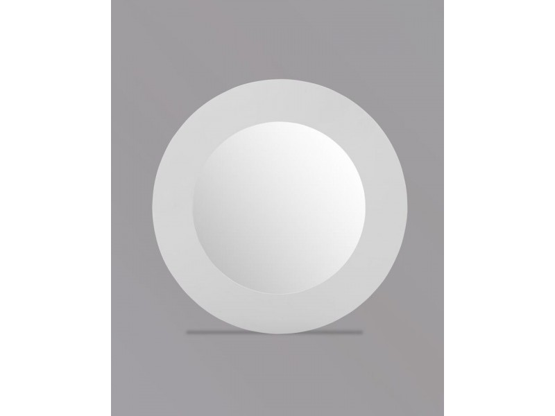 Emily Mirror High Gloss White - Front