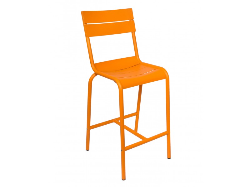 Beachcomber Stacking Powder Coated Aluminum Barstool - Citrus