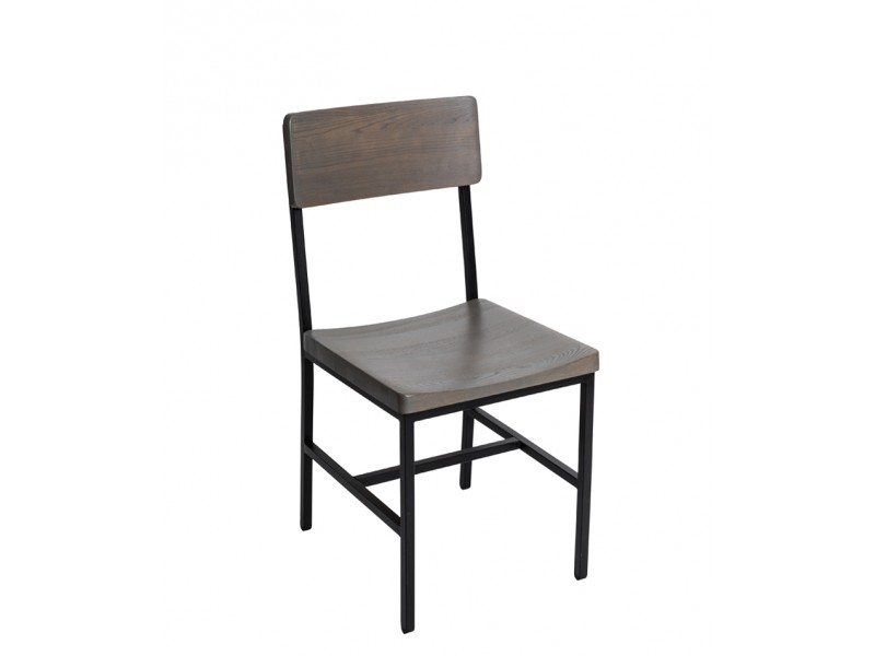 Memphis Side Chair With Gray Ash Back
