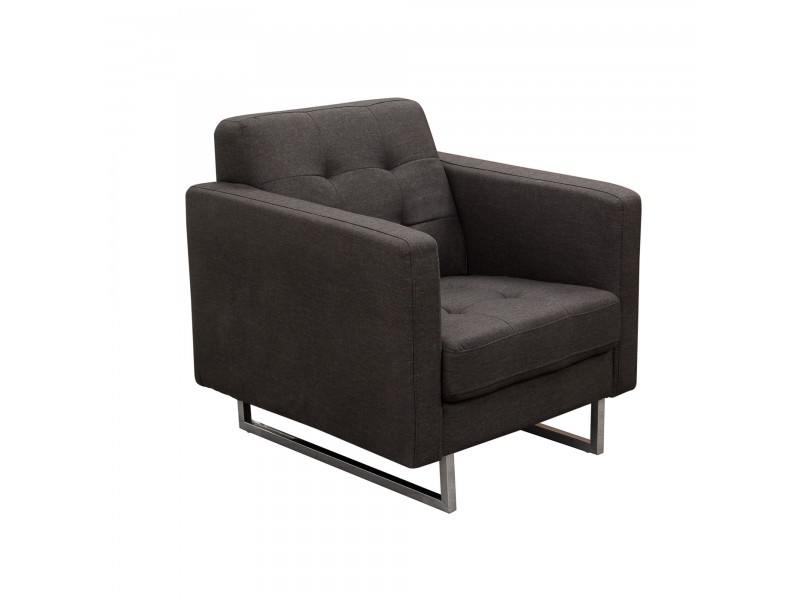 Diamond Sofa Opus Tufted Chair  - CHOCOLATE