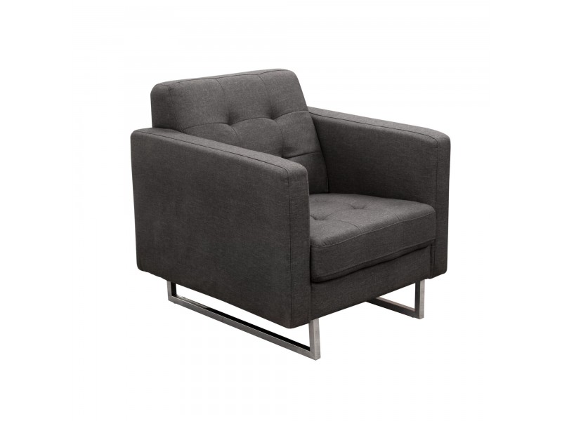 Diamond Sofa Opus Tufted Chair  - GREY