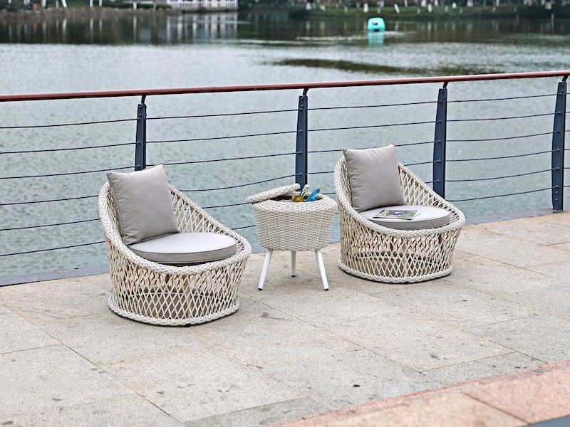Whiteline Modern Living Canyon Indoor / Outdoor Set
