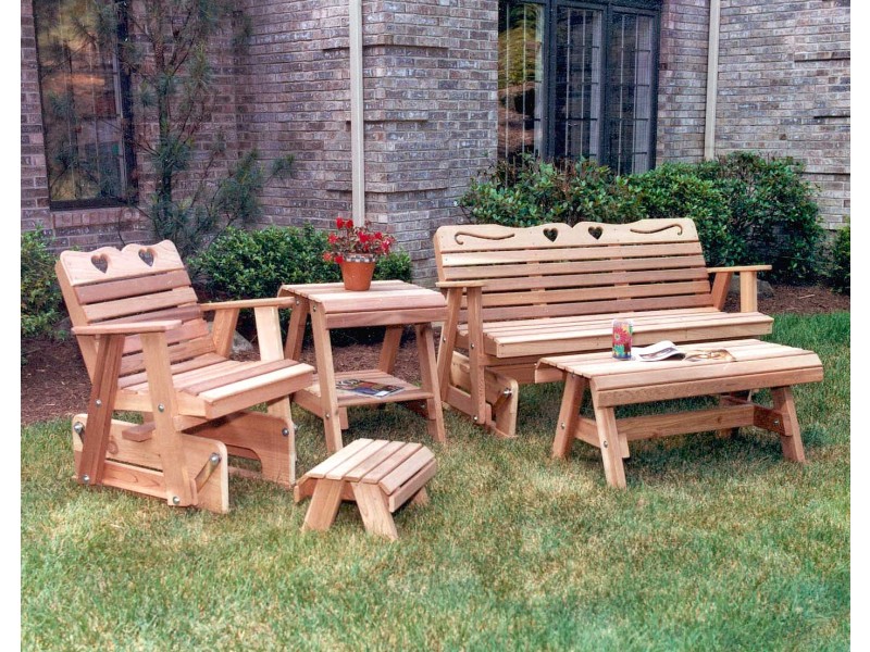 Cedar Country Hearts Glider Collection