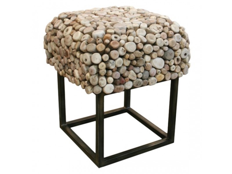 Bellini Modern Living Pebble Square End Table