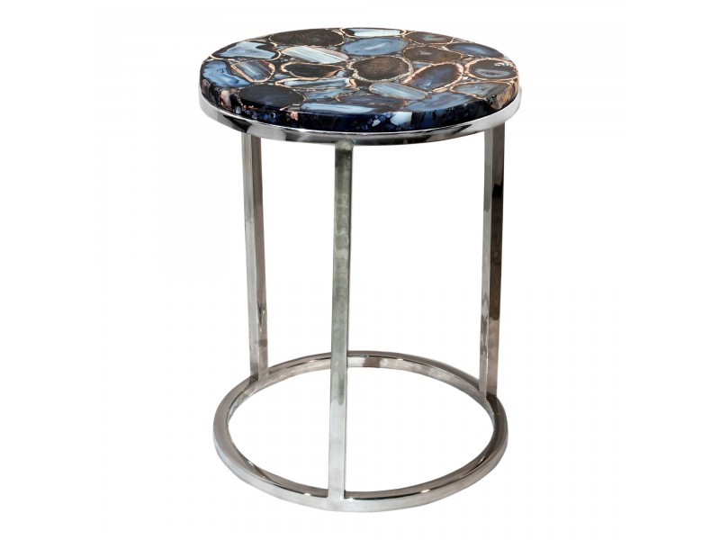 Shimmer Agate Accent Table