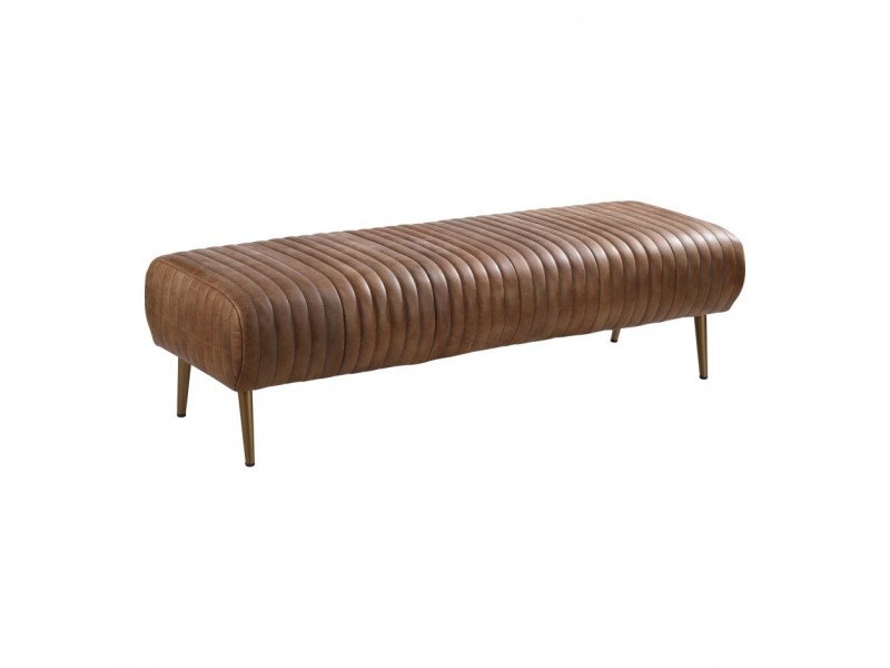 Moe's Home Collection Endora Bench Cappucino - Angled View