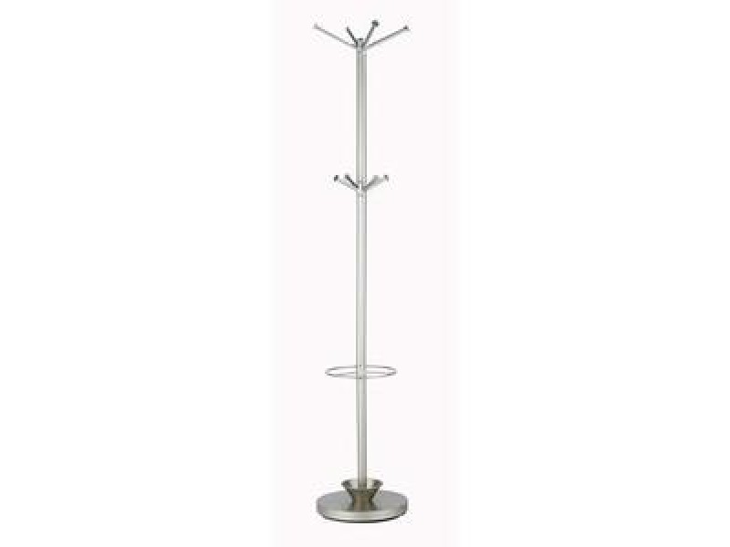 Adesso Quatro Retro Modern Umbrella and Coat Hat Rack Stand