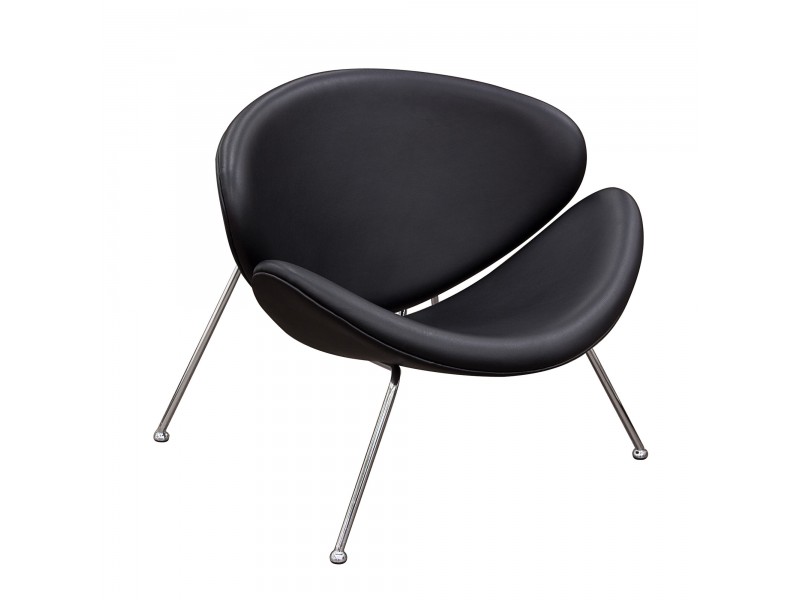 Diamond Sofa Roxy Accent Chair with Chrome Frame 