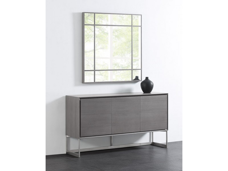Fiona Buffet Gray Oak Veneer - Lifestyle