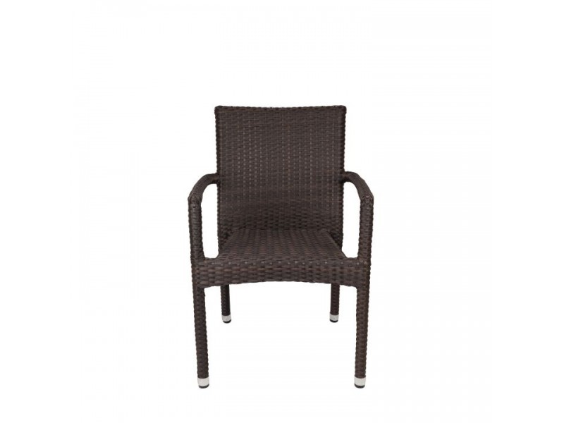 Sierra Dining Arm Chair - Espresso - Front