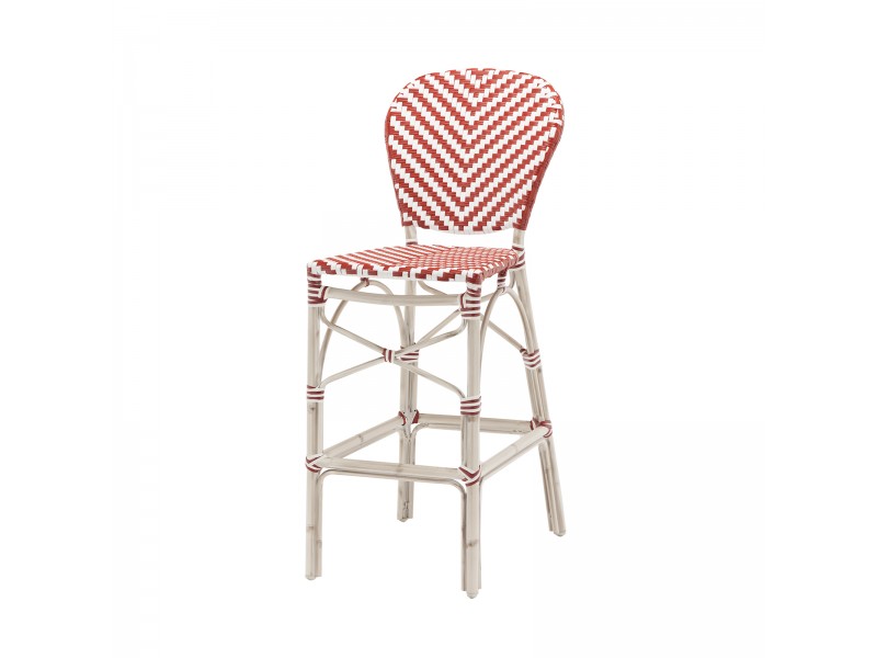 Paris Bar Side Chair - Vintage Red