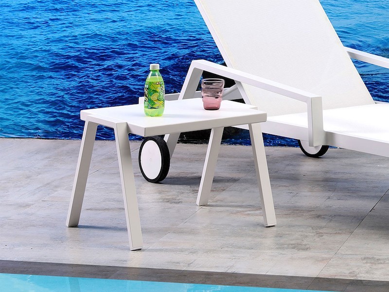 Whiteline Modern Living Rio Indoor / Outdoor Side Table