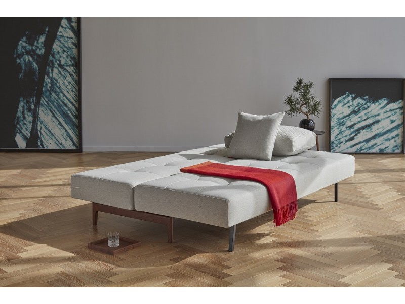 Supremax Quilt Deluxe Sofa In Dark Wood Legs - Lifestyle