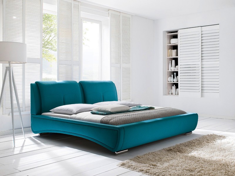 Diamond Sofa Sydney  Bed in Teal Fabric
