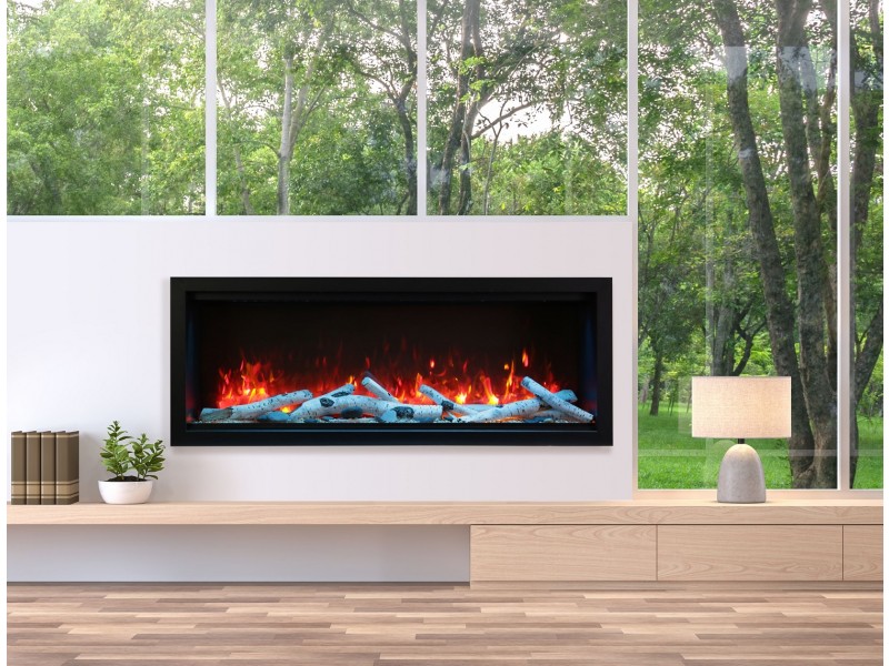 60" Extra Tall Clean Face Electric Built-in With Black Steel Surround - Lifestyle