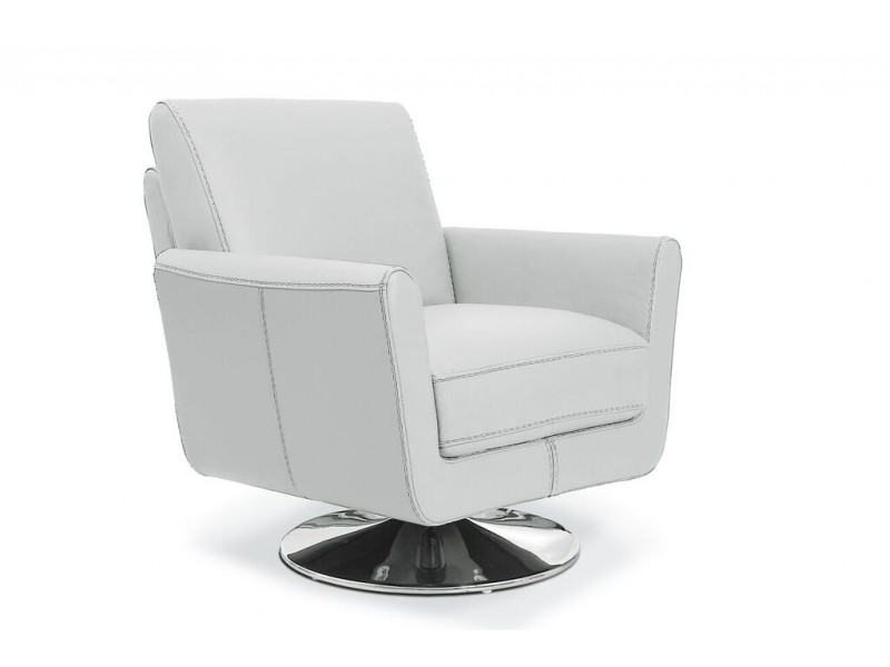 Syria Swivel Chair Light Grey