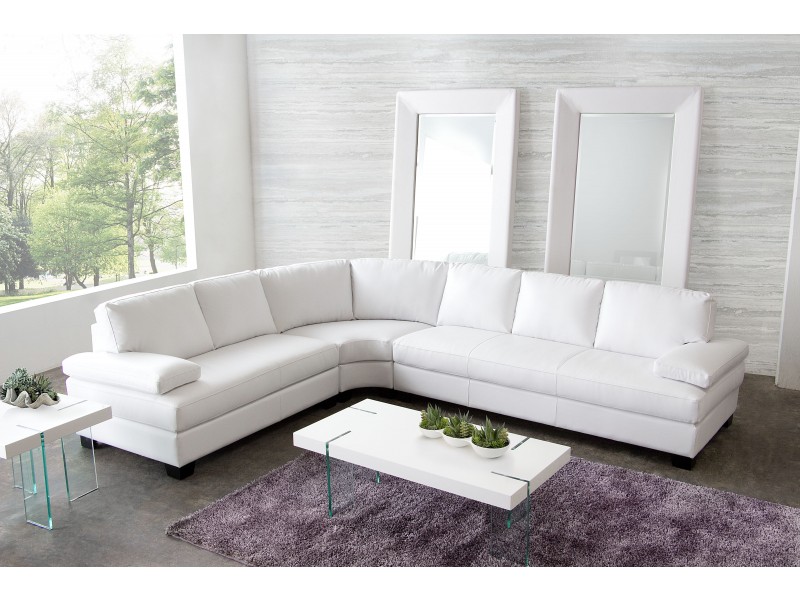 Diamond Sofa Vanity 3PC Sectional - WHITE or GREY